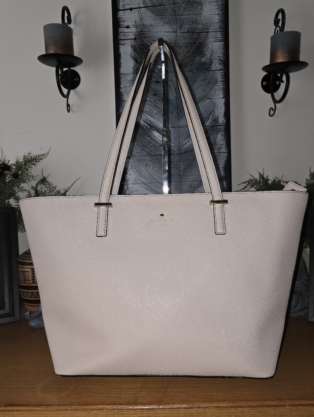 Kate Spade Cedar Street Medium Harmony Tote PEBBLE. EUC